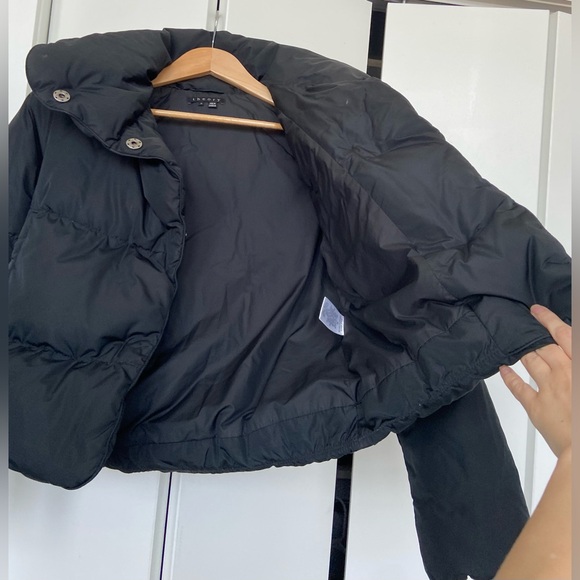 Theory - Kielly Puffer Jacket - Size Medium - Black Excellent - Picture 11 of 17